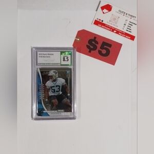 CSG Graded 8.5 NM/MT - 2019 Panini Absolute #146 - Brian Burns Carolina Panthers